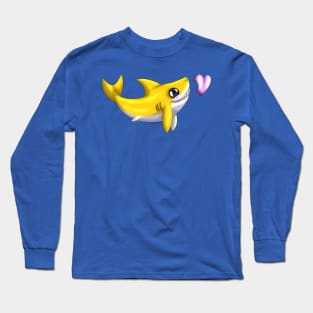 Shark Bites! (Yellow) Long Sleeve T-Shirt